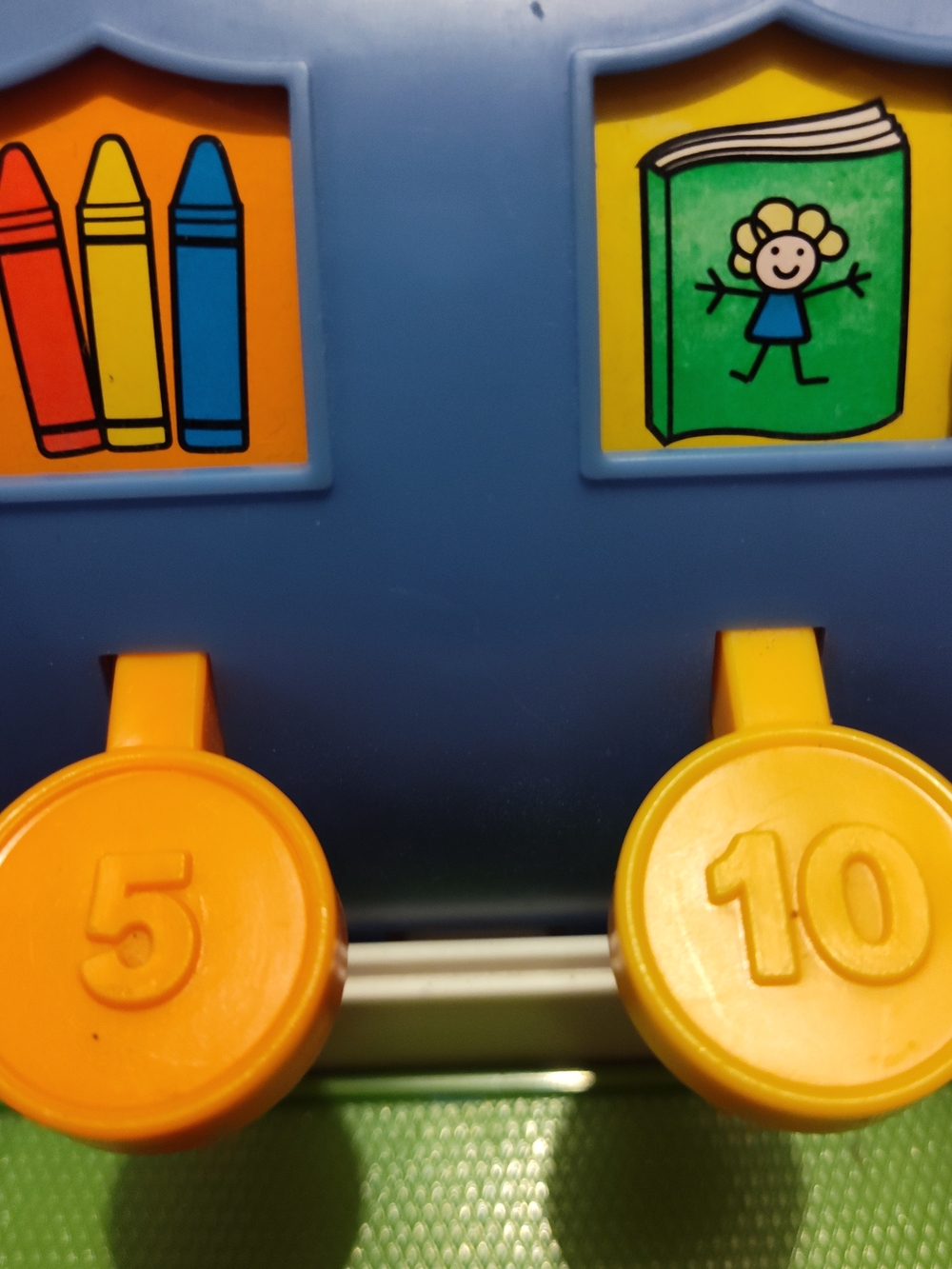 Fisher-Price Colorful Play Cash Register in Yellow, Green, Blue, Orange, Red - Picture 10 of 17